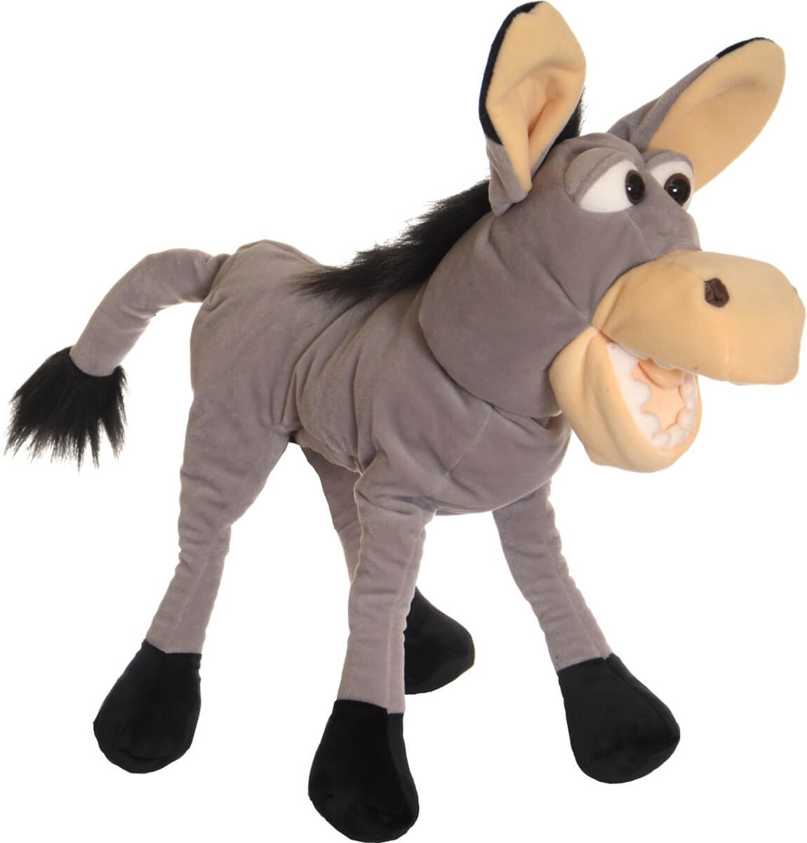 Esel-handpuppe