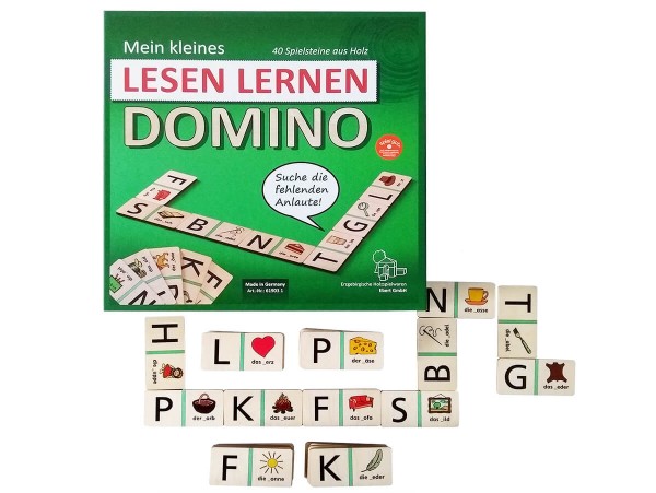 Lesen-Lernen-Domino-Spiel