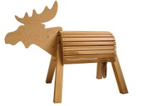 Reittier-aus-Holz-Elch