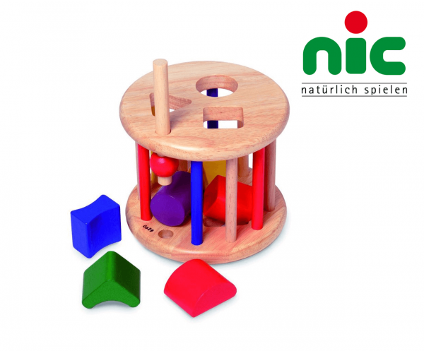 Steckspiel aus Holz "Sortier-Rolle"