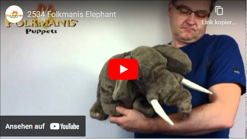 Handpuppe Elefant