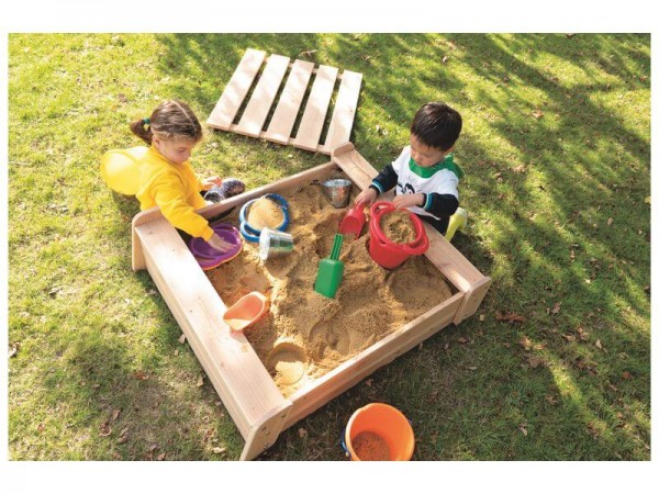 Sandkasten aus Holz | Kindergartenbedarf HAIDIG Online-Shop