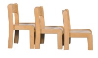 Stapelstuhl aus Massivholz "TIM"