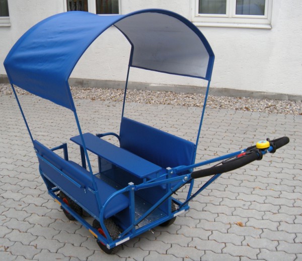 Schutzdach für Krippen-Ausflugswagen