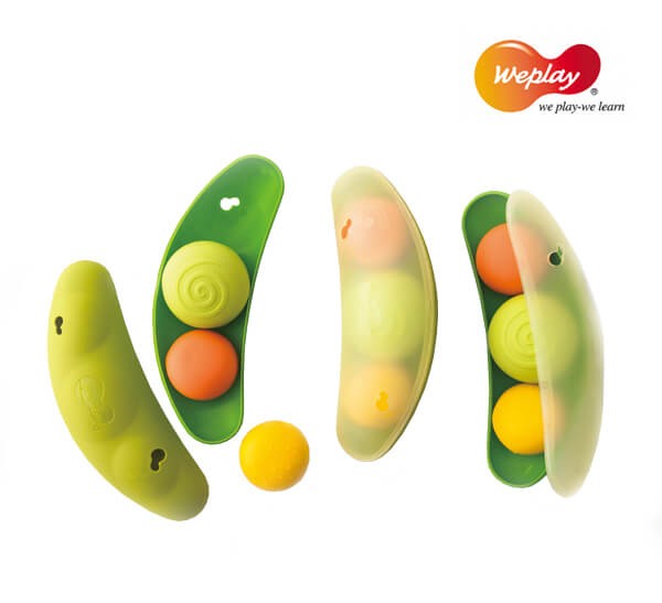 Motorikspielzeug-Weplay-Bean-Pods