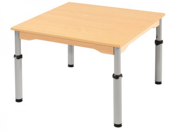 Höhenverstellbarer Tisch 80x80 cm