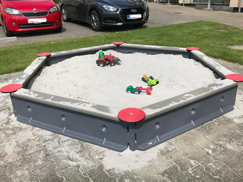 Sandkasten 6 Seiten | Kindergartenbedarf HAIDIG Online-Shop