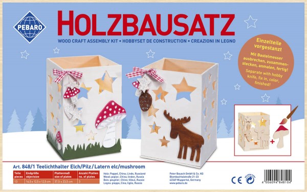 Holzbausatz-Weihnachtslaterne