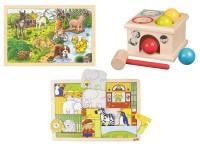 goki-Spielset-Klopfspiel-Holzpuzzle