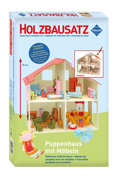 Holzbausatz-Puppenhaus