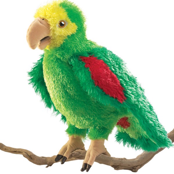 Handpuppe-Amazonen-Papagei