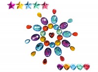 Glitzersteine-Mix