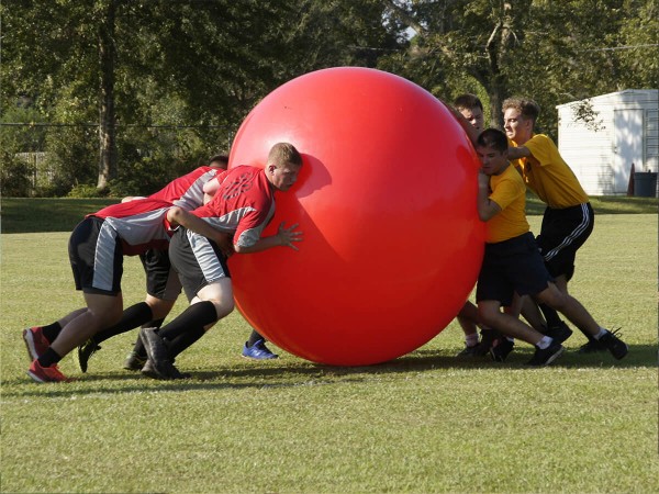 Superbal - 2 Meter - Oranje/zwart
