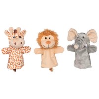 Handpuppen-Set-Wilde-Tiere