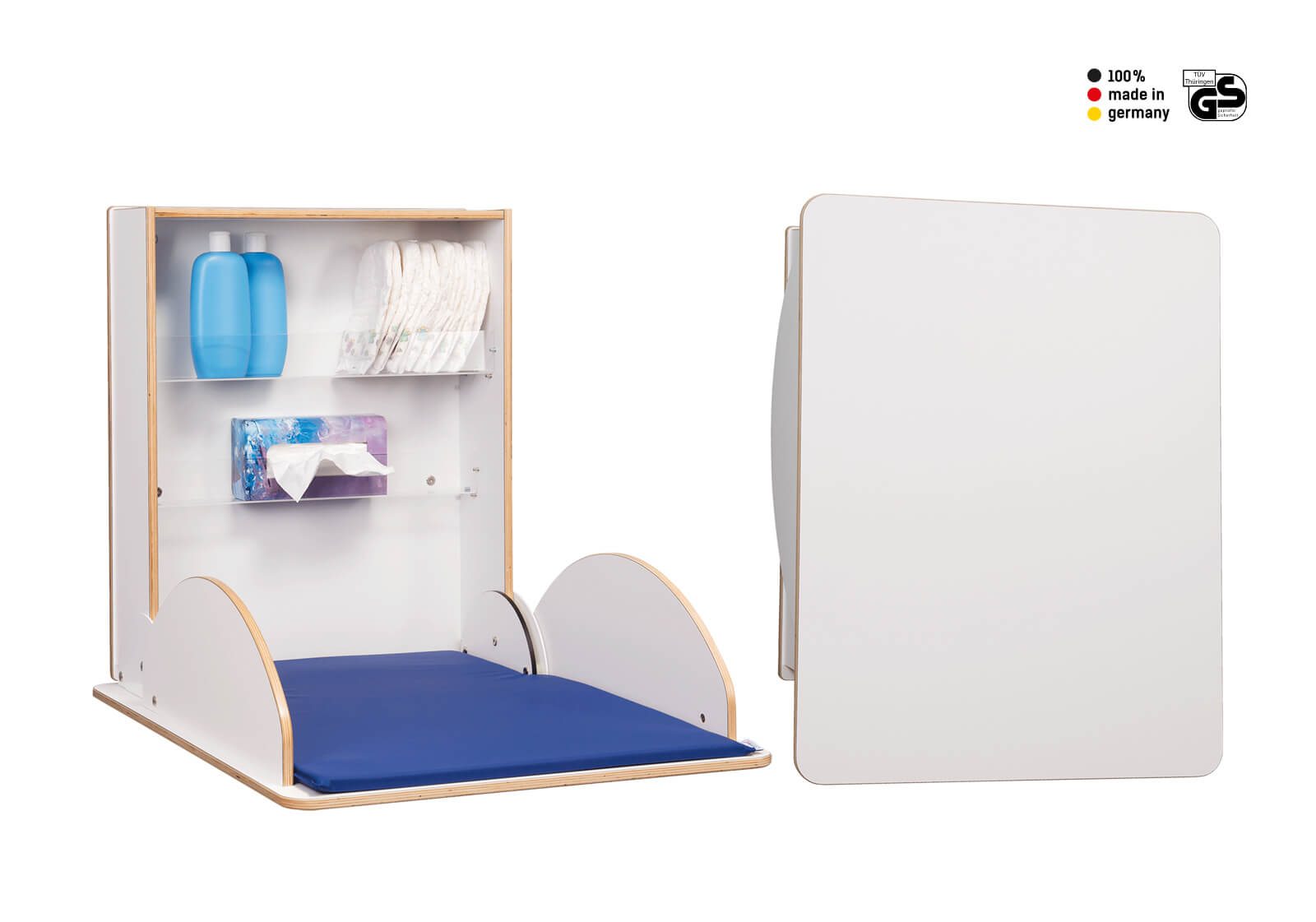 Wandwickeltisch "KAWA pro" | Kindergartenbedarf HAIDIG Online-Shop