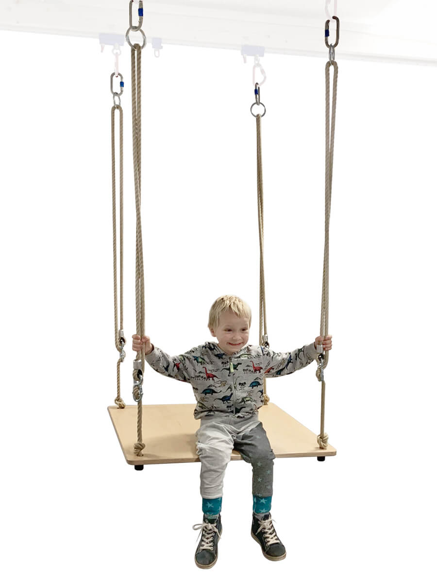 Idena Turn- & Schaukelset Aus Holz – Mit Schaukel, Trapez & Ringen