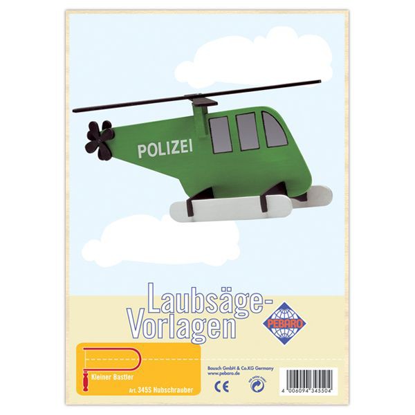 Laubsägevorlage-Hubschrauber