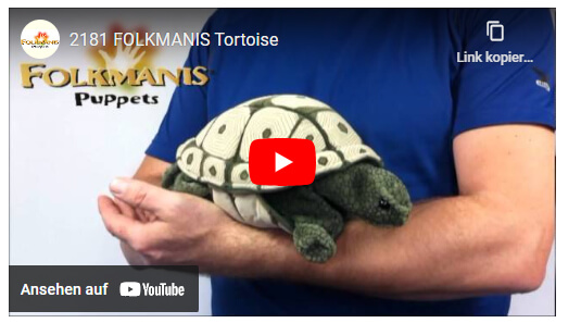 Folkmanis Handpuppe Landschildkröte